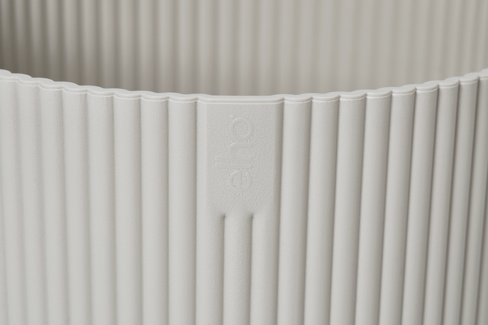 vibes fold rond 25cm blanc soie
